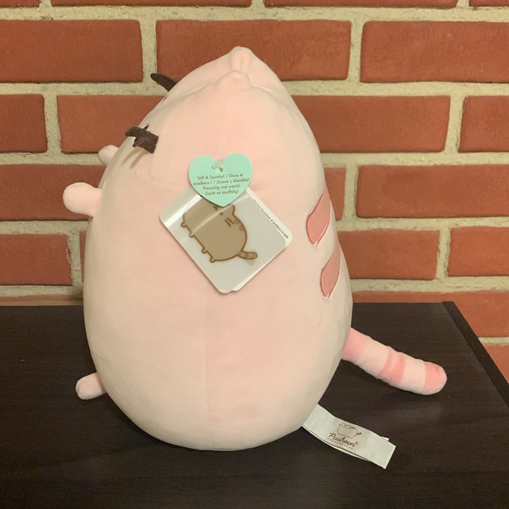 Pusheen pink squisheen plush rare 11” NWT - Picture 2 of 6